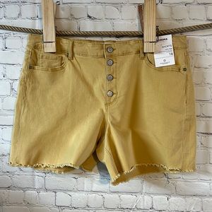 COPY - Size 18 Sonoma shorts. Button fly. New with tags. Cider yellow. Frey edg…